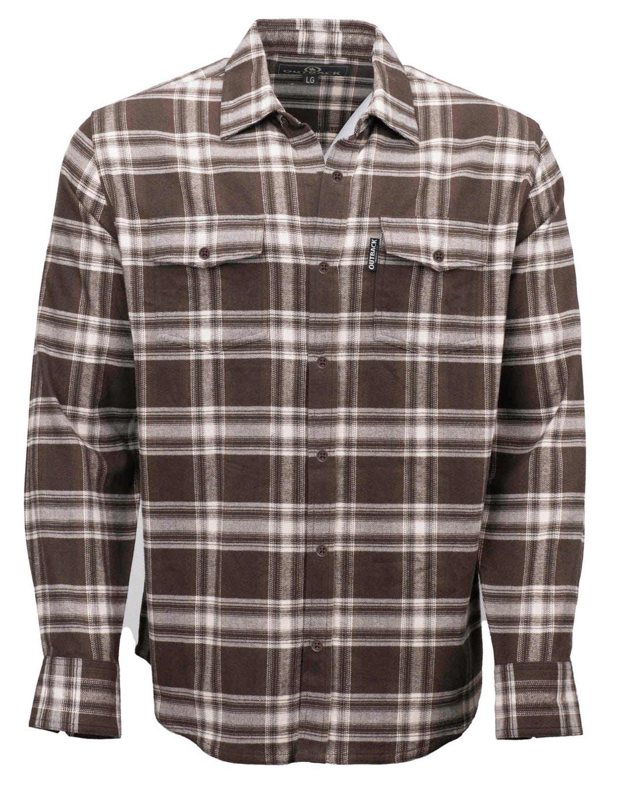 Men’s Cotton Plaid Outback Shirt