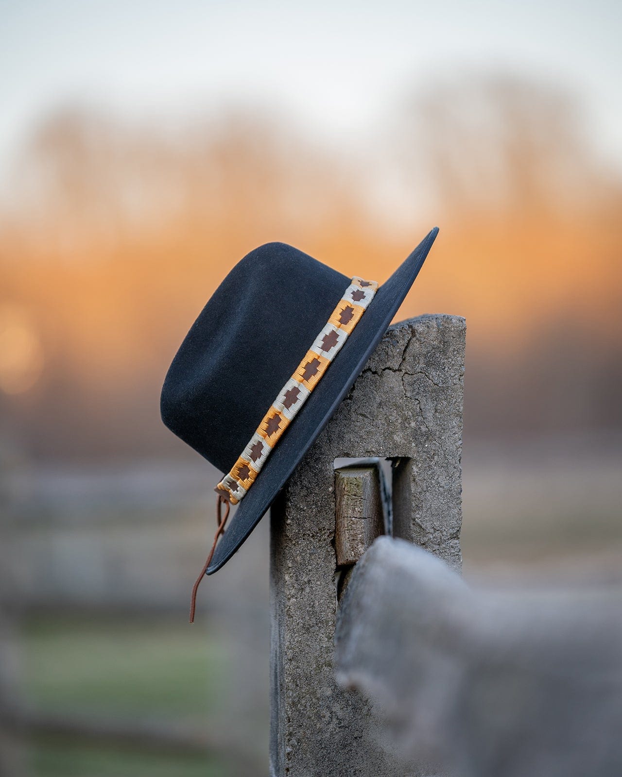 Argentinian Leather Hat Band