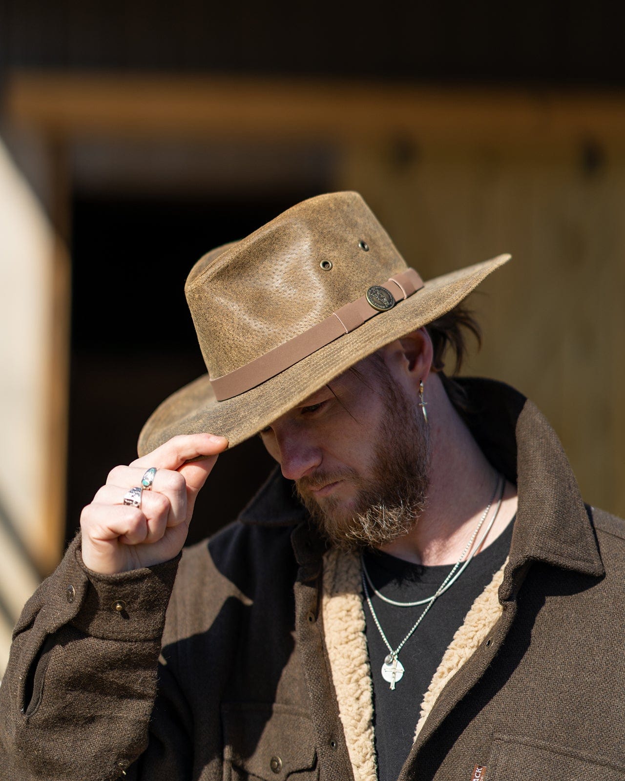 Leather Kodiak Hat
