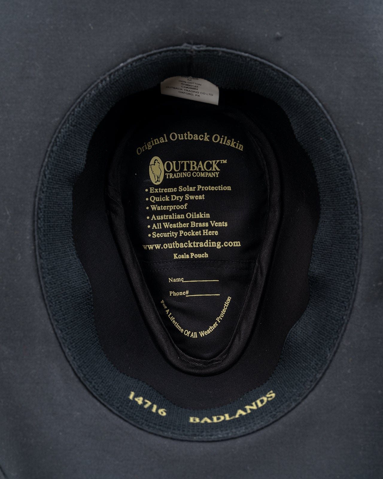 Badlands Oilskin Hat